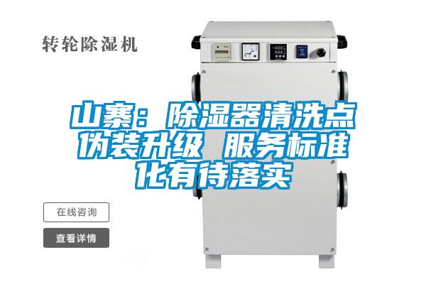 山寨:除濕器清洗點偽裝升級 服務標準化有待落實