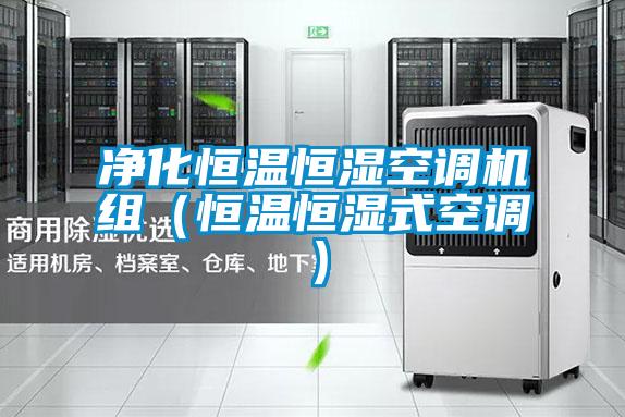 凈化恒溫恒濕空調(diào)機(jī)組(恒溫恒濕式空調(diào))
