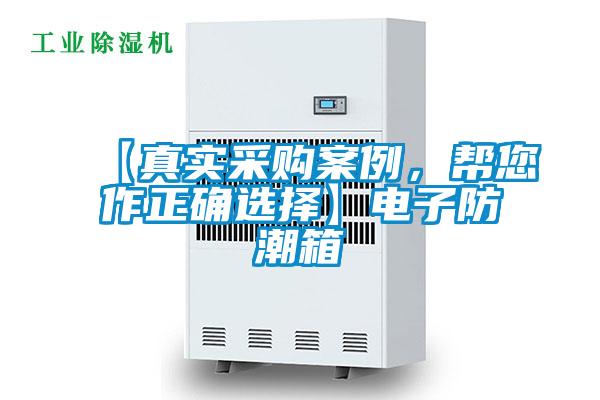 【真實(shí)采購(gòu)案例,幫您作正確選擇】電子防潮箱