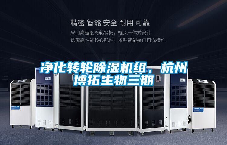 凈化轉(zhuǎn)輪除濕機(jī)組，杭州博拓生物三期
