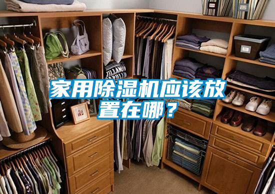 家用除濕機應該放置在哪?