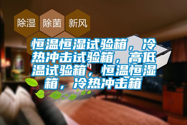恒溫恒濕試驗箱，冷熱沖擊試驗箱，高低溫試驗箱，恒溫恒濕箱，冷熱沖擊箱