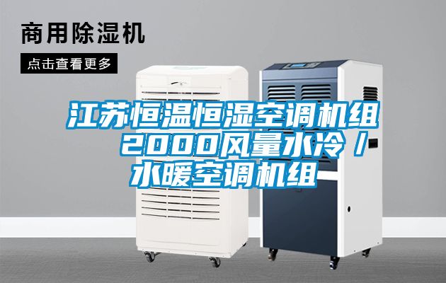 江蘇恒溫恒濕空調(diào)機組 2000風量水冷/水暖空調(diào)機組