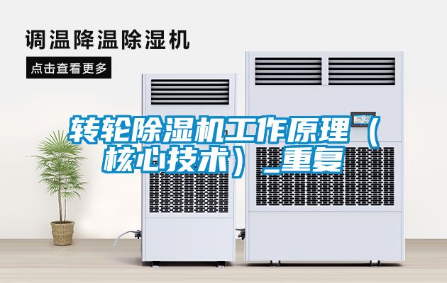 轉(zhuǎn)輪除濕機(jī)工作原理(核心技術(shù))_重復(fù)