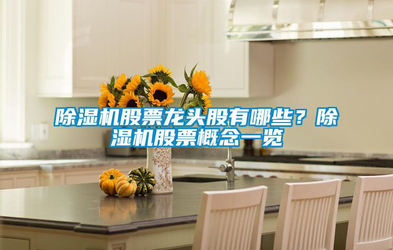 除濕機股票龍頭股有哪些?除濕機股票概念一覽